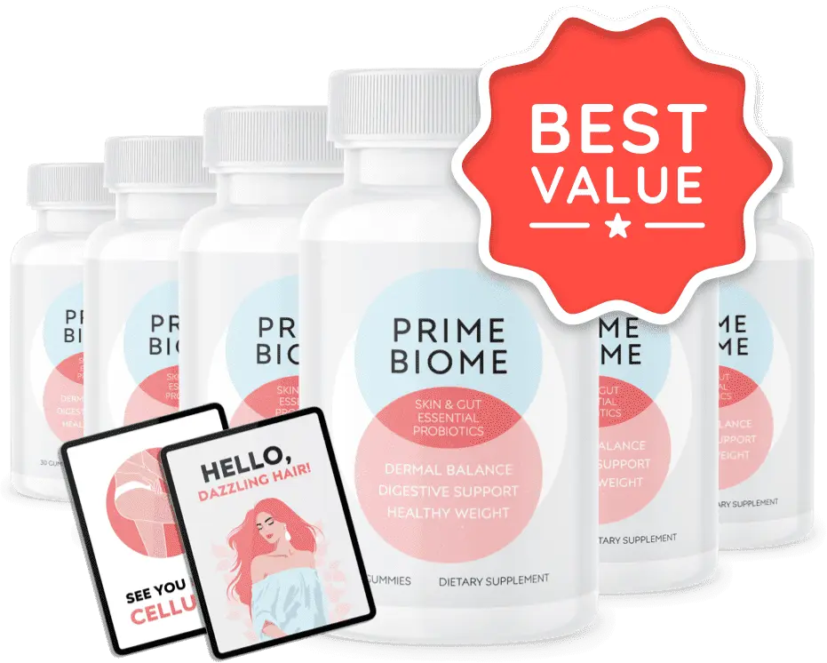 Prime Biome Gummies 6 Bottle